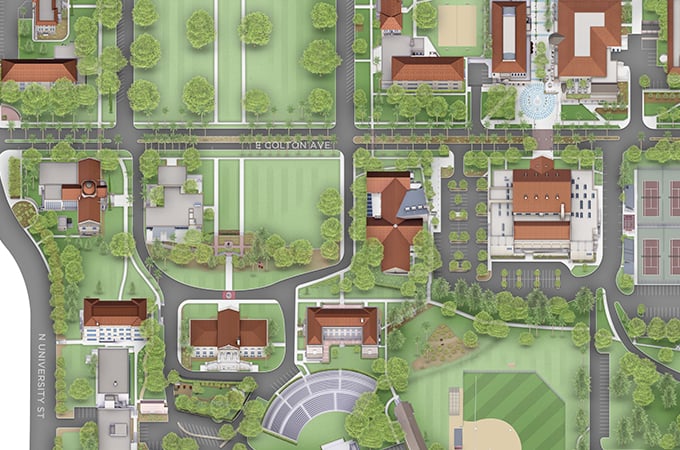 New Interactive Campus Map