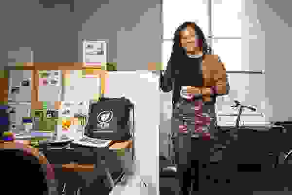 Woman in an office