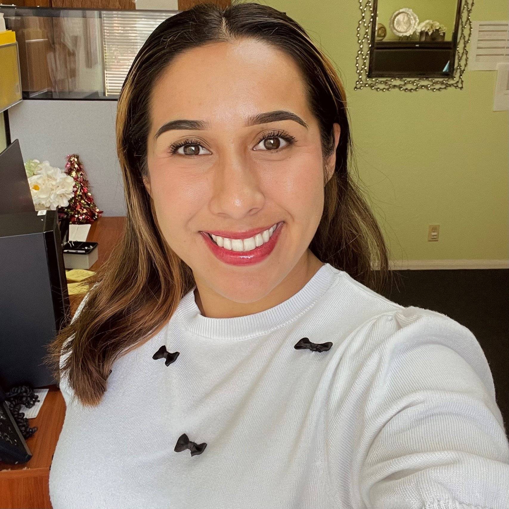 a person taking a selfie