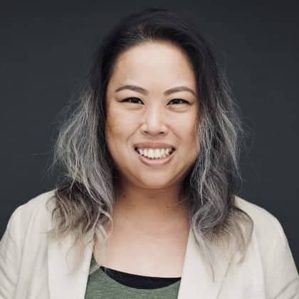 a person smiling at the camera