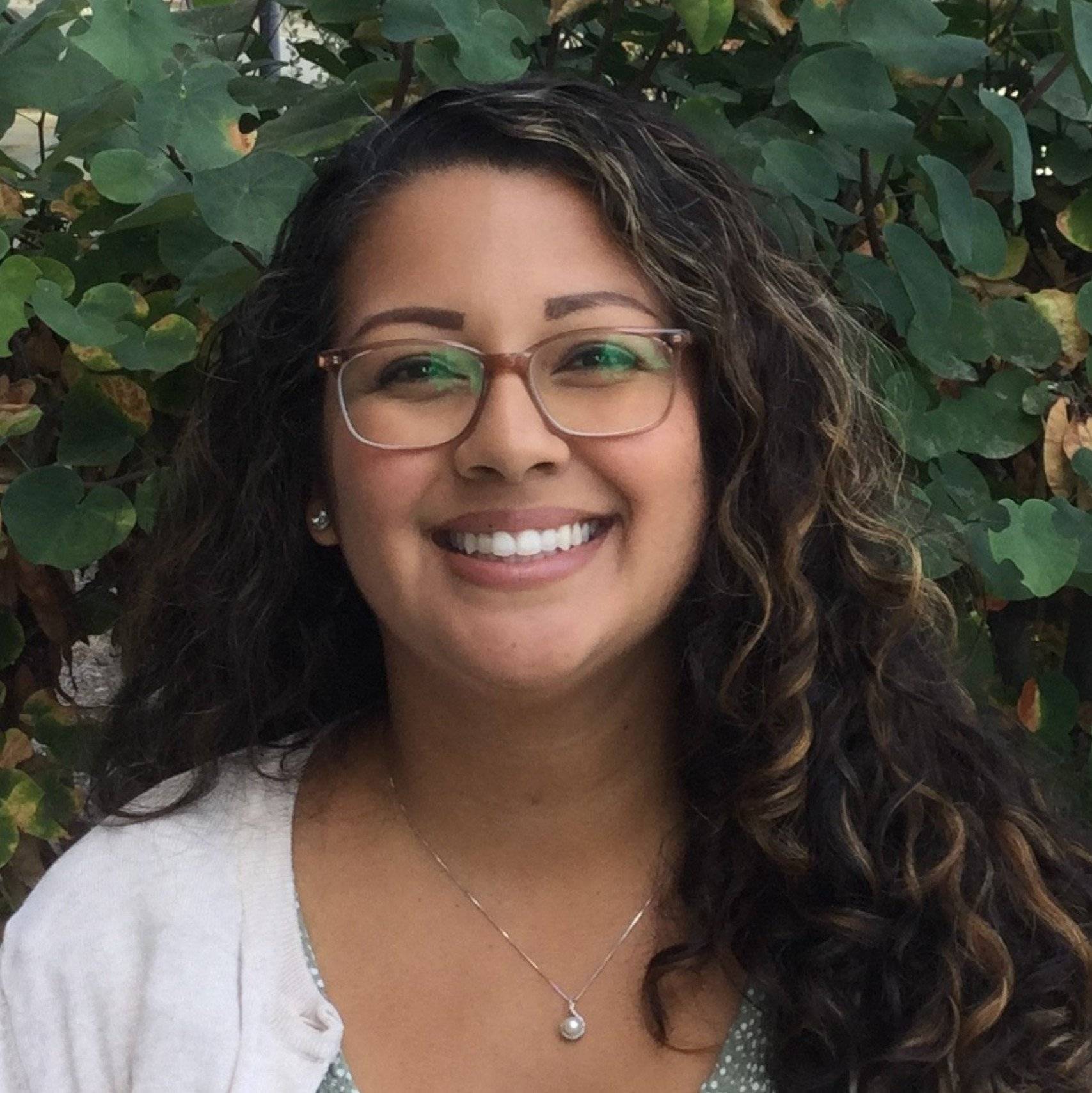 a person smiling at camera