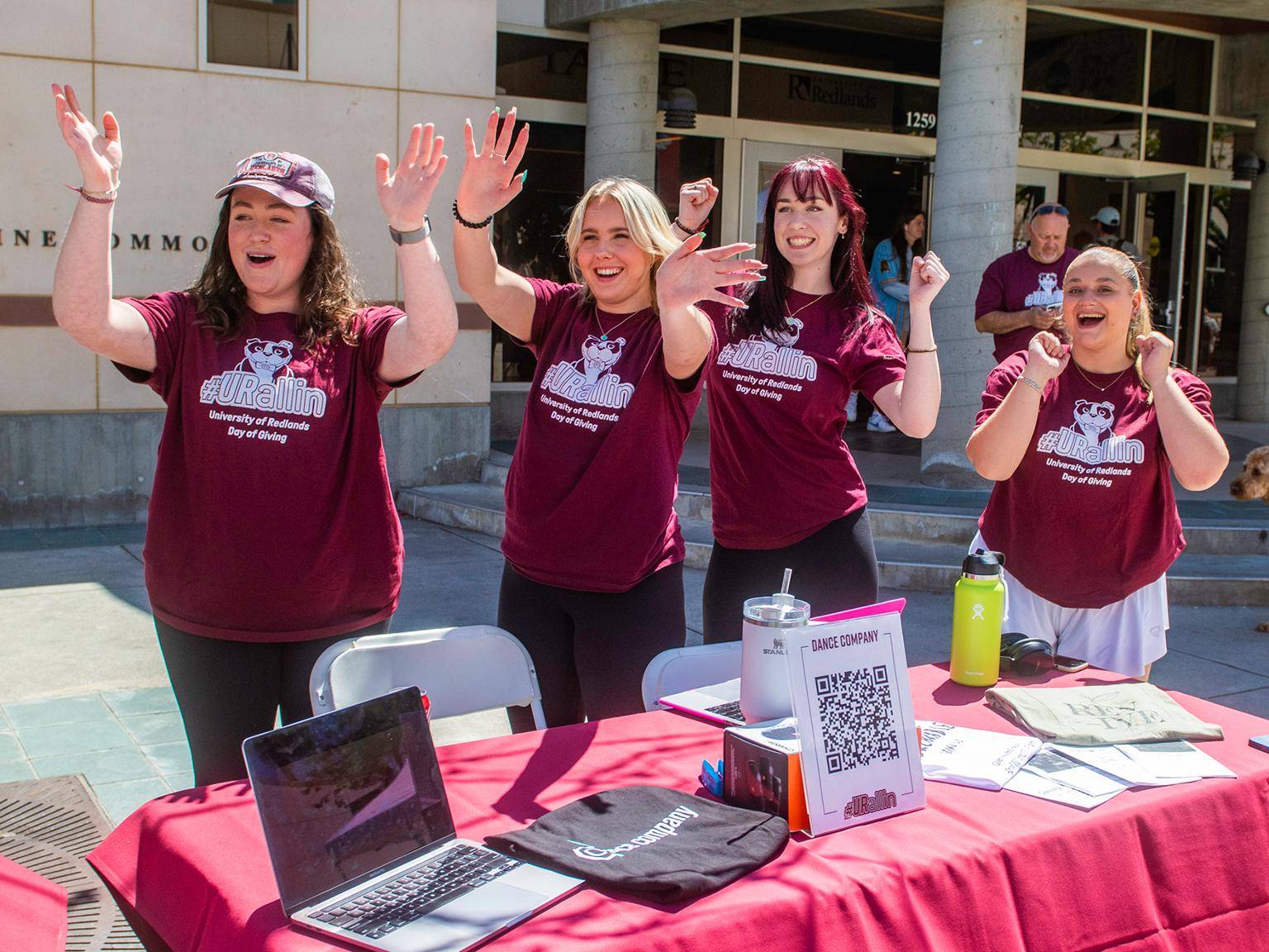 a group of women wearing matching shirts
