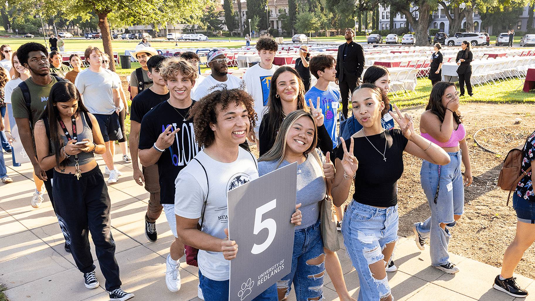 a group of people posing for a photo