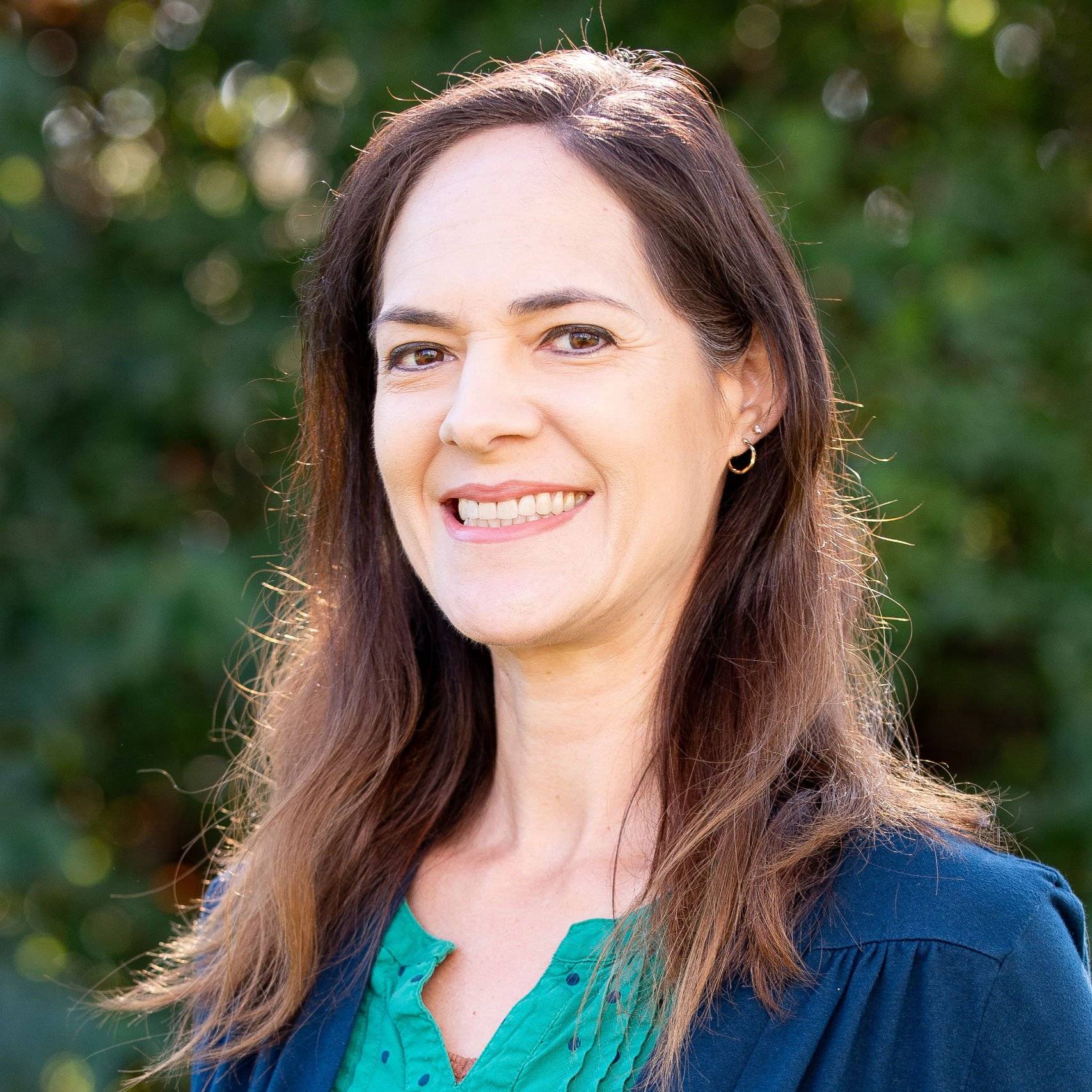 a person smiling for a picture