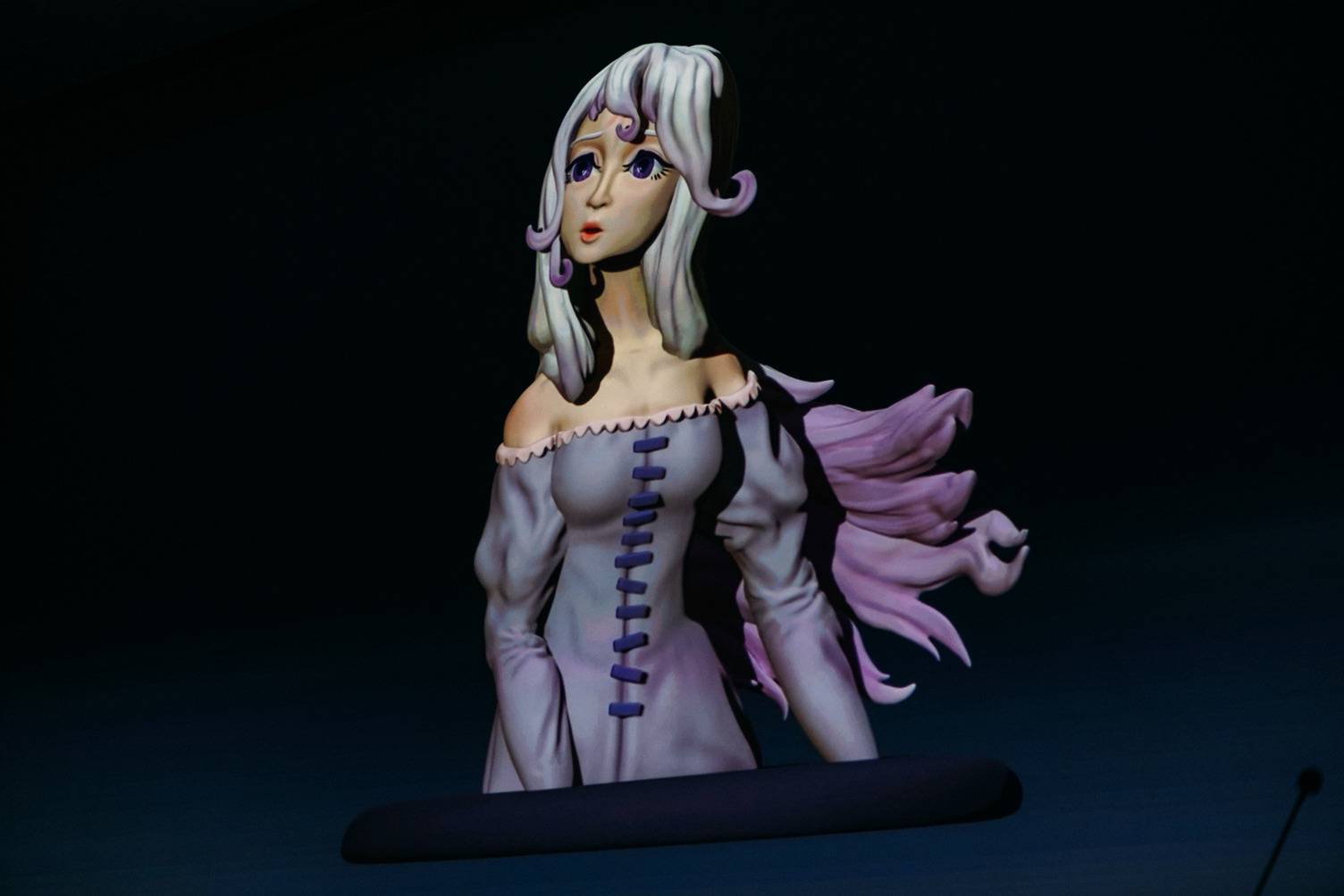 a statue of a person in a dress