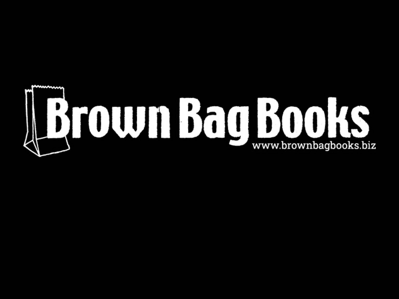 a logo for a brown bag book