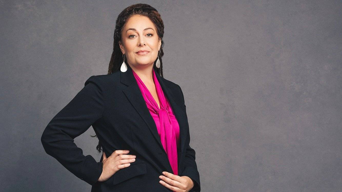 a person in a black suit