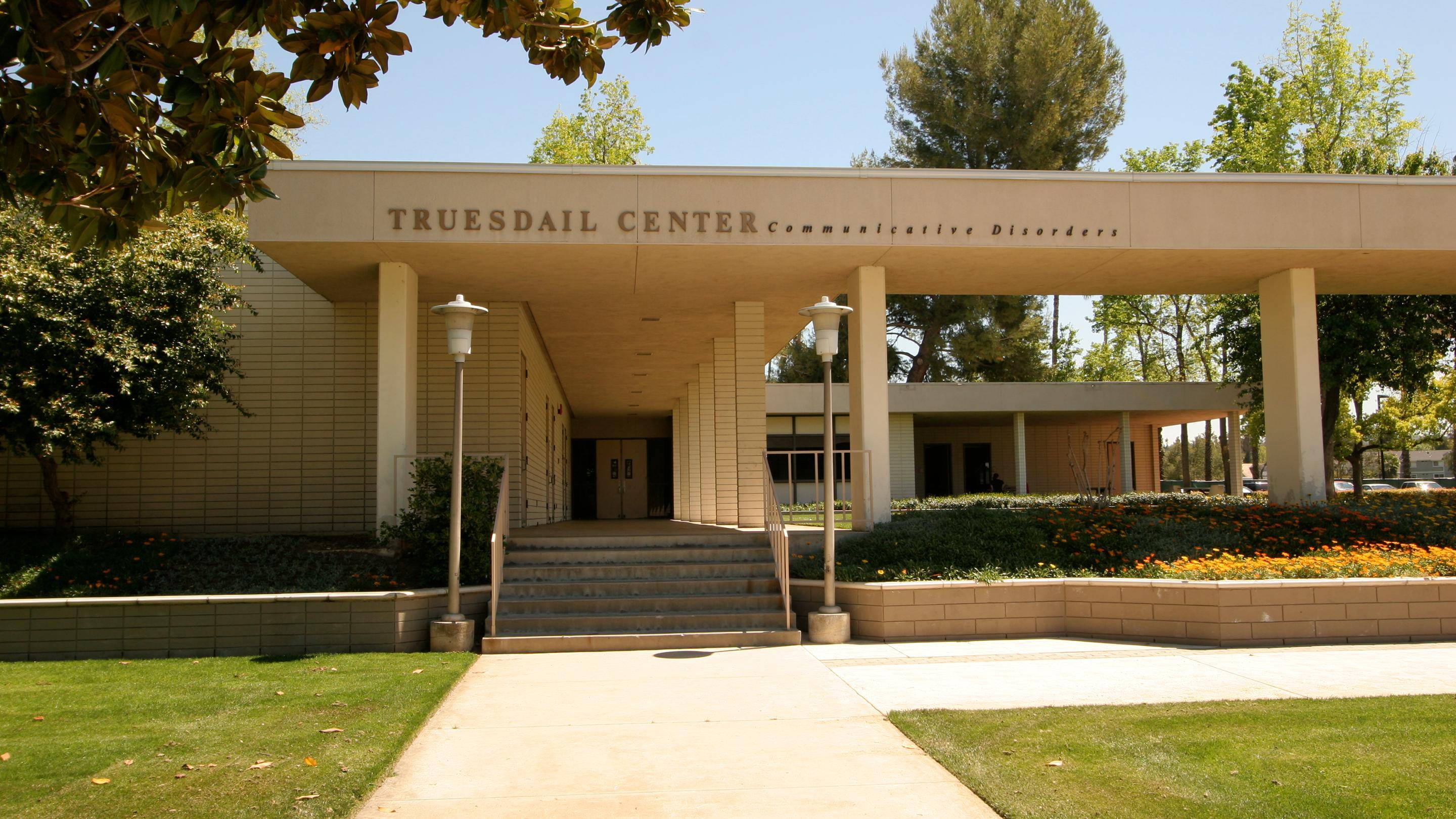 a building with a sign on the front