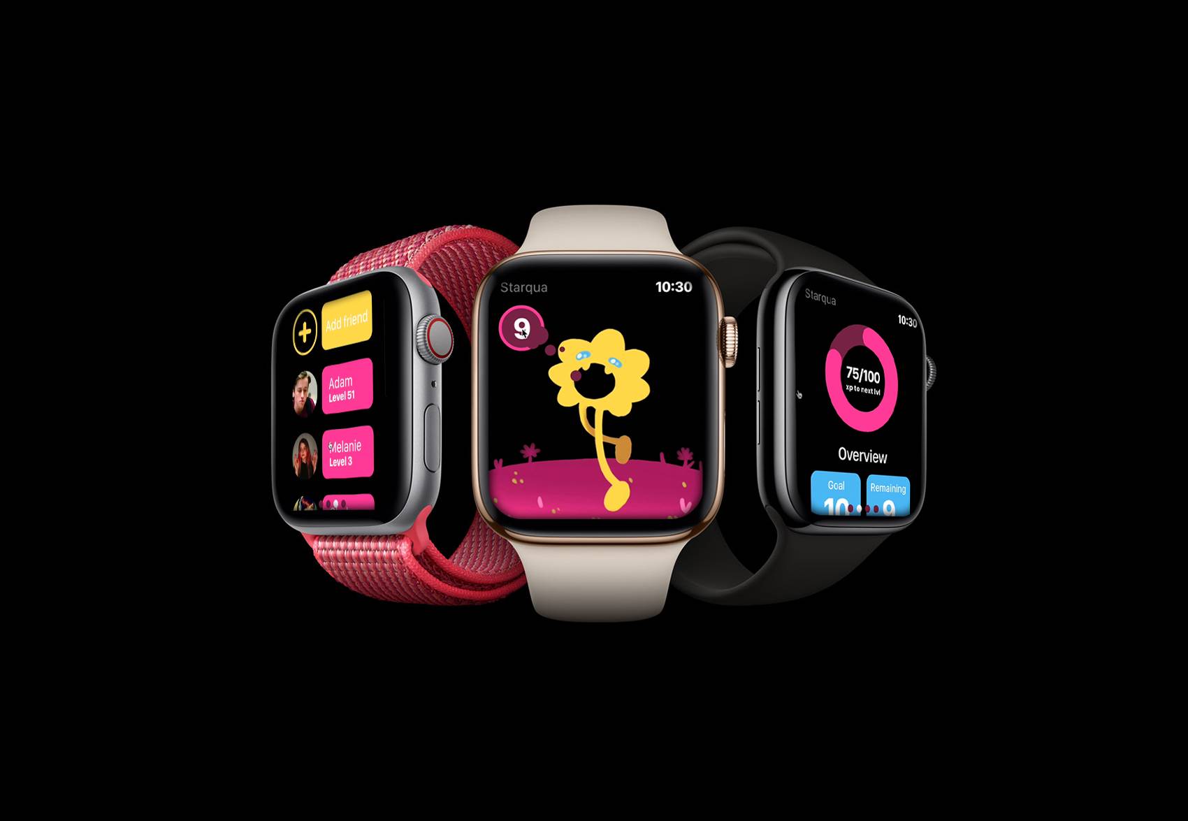 a group of smart watches