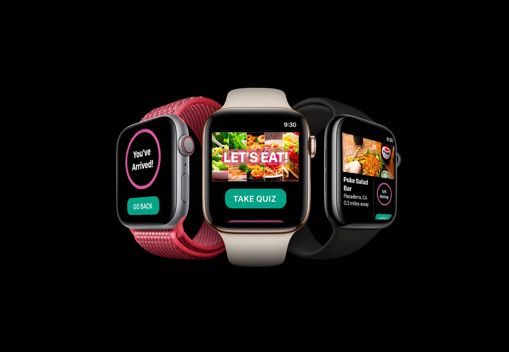 a group of smart watches