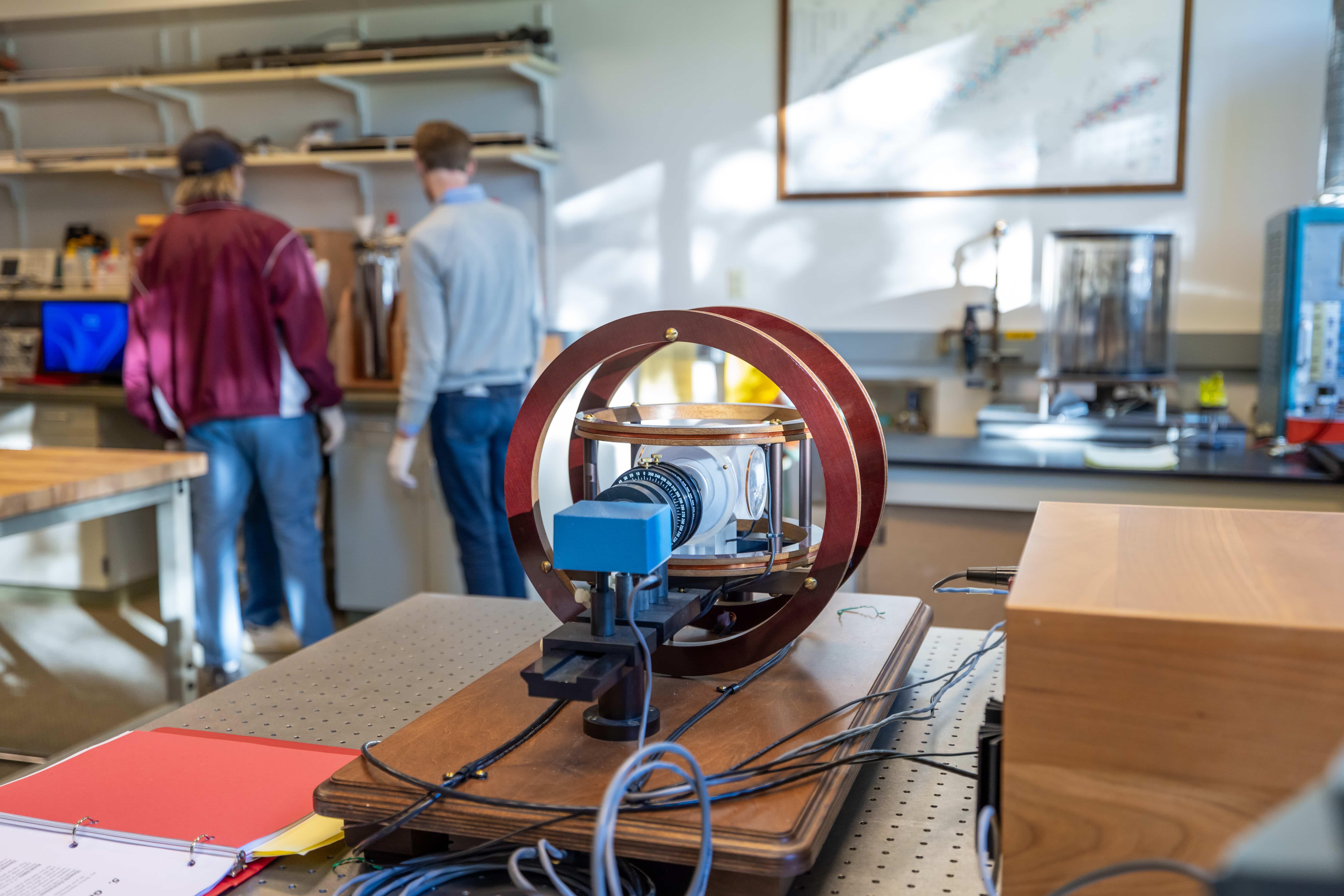 a machine on a table