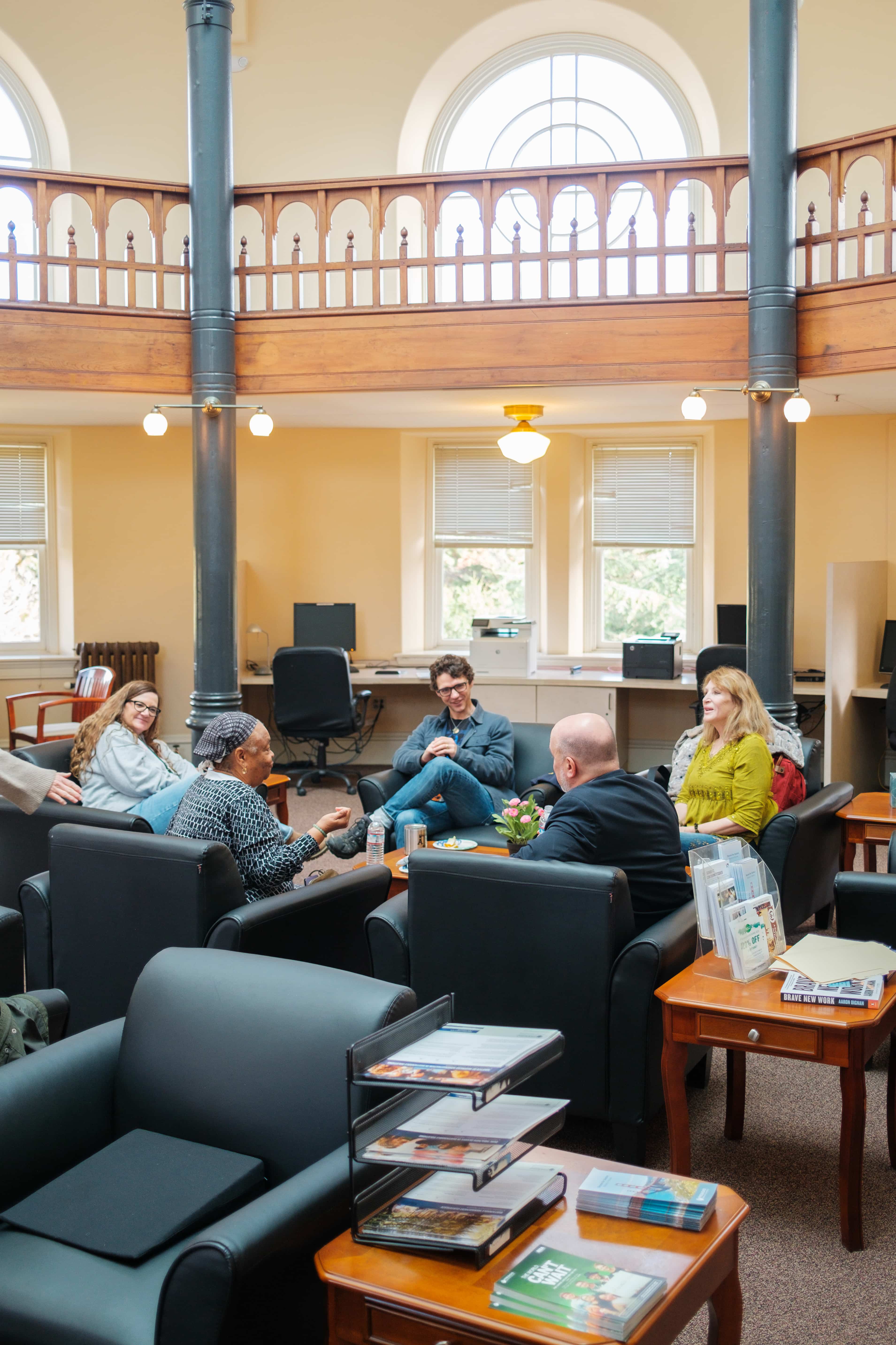 Scott Library Hall in San Francisco Bay Area campus.