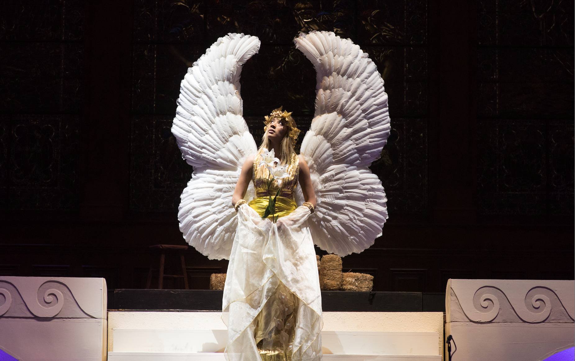 a person wearing a garment