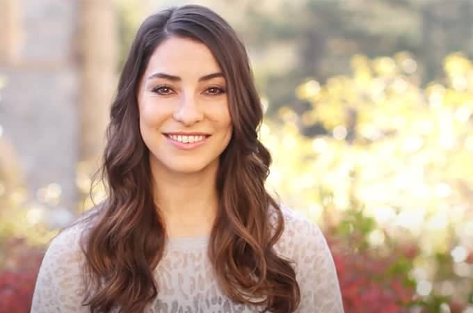 a person smiling at camera