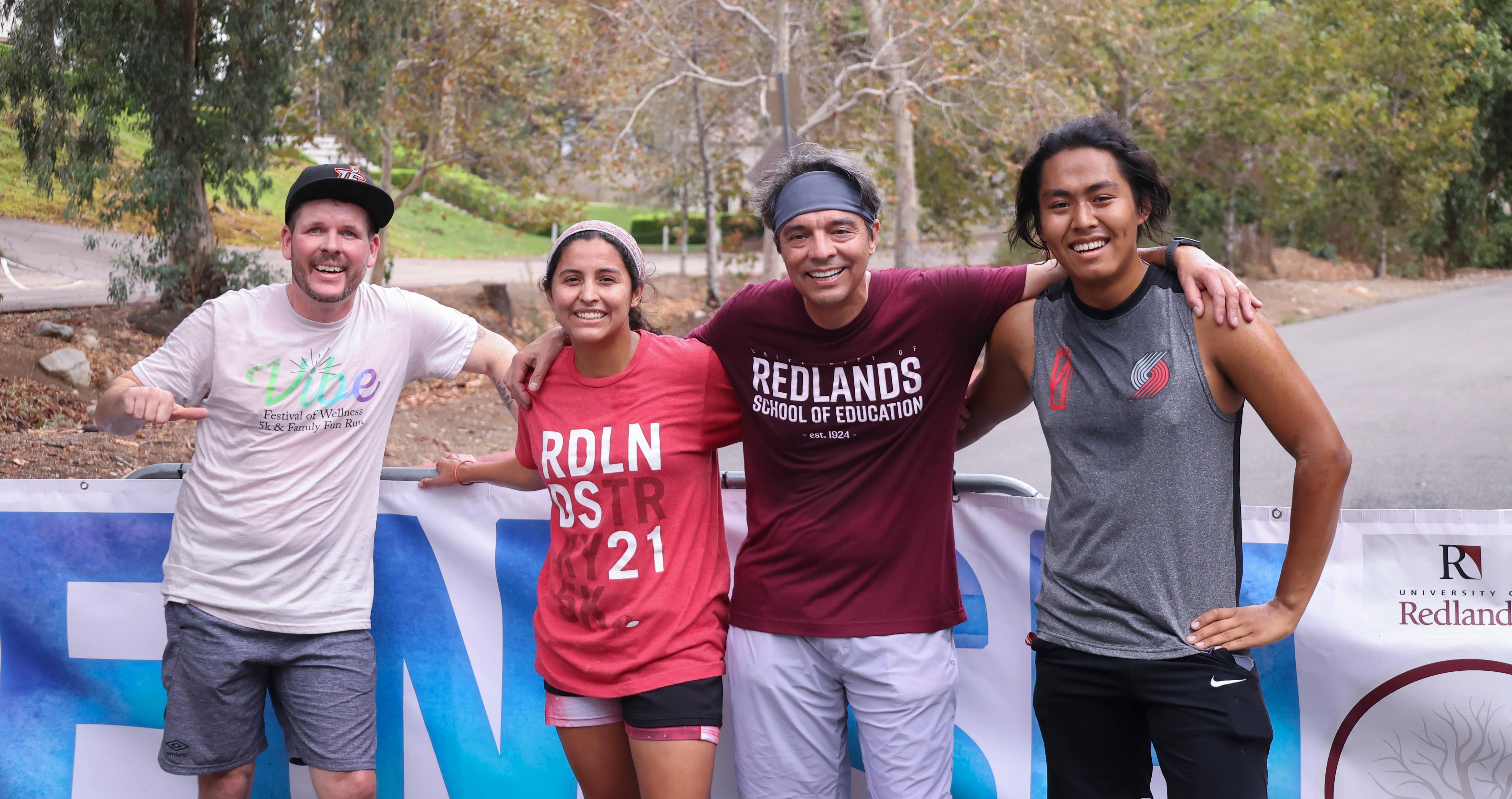 a group of people posing for a photo