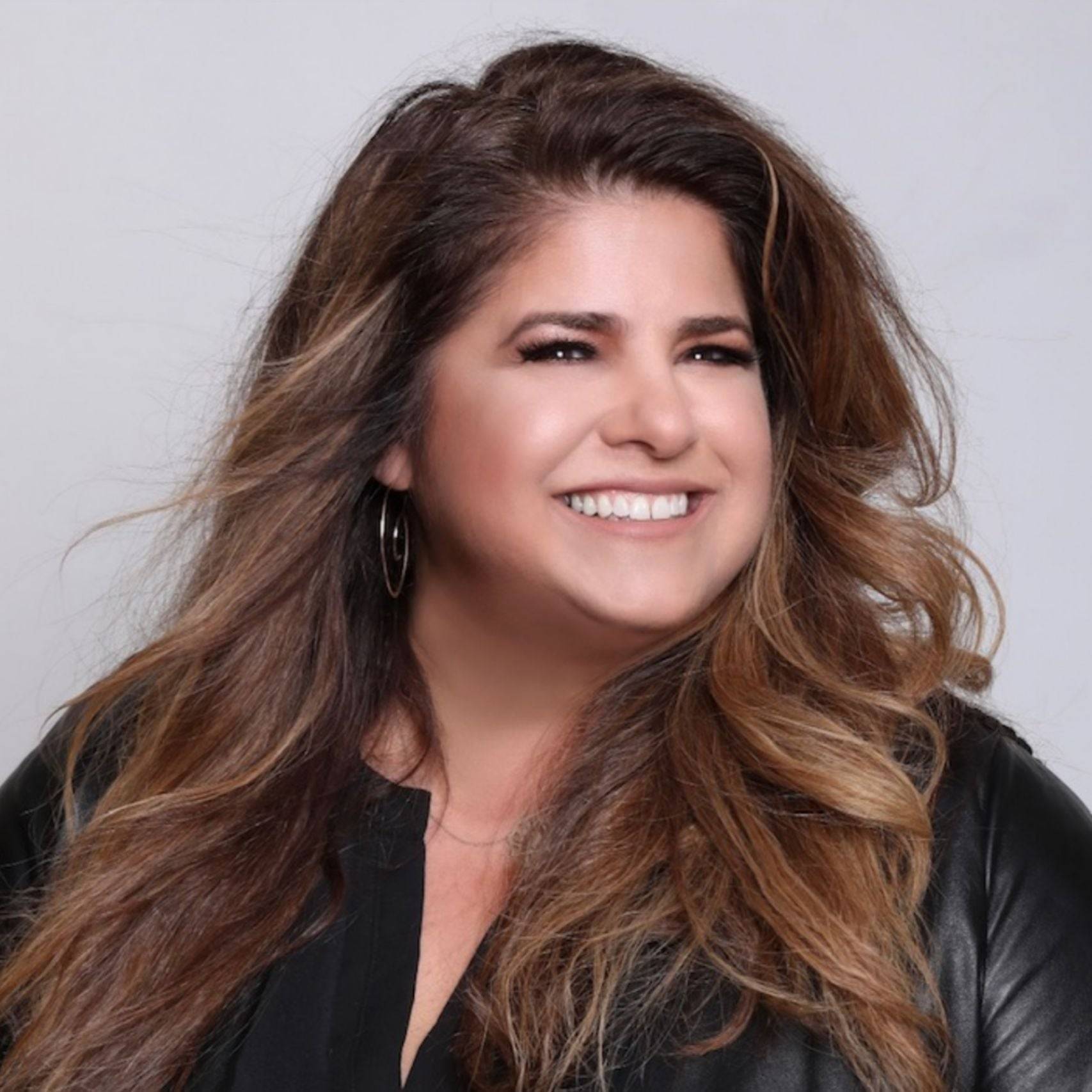 a person smiling at camera