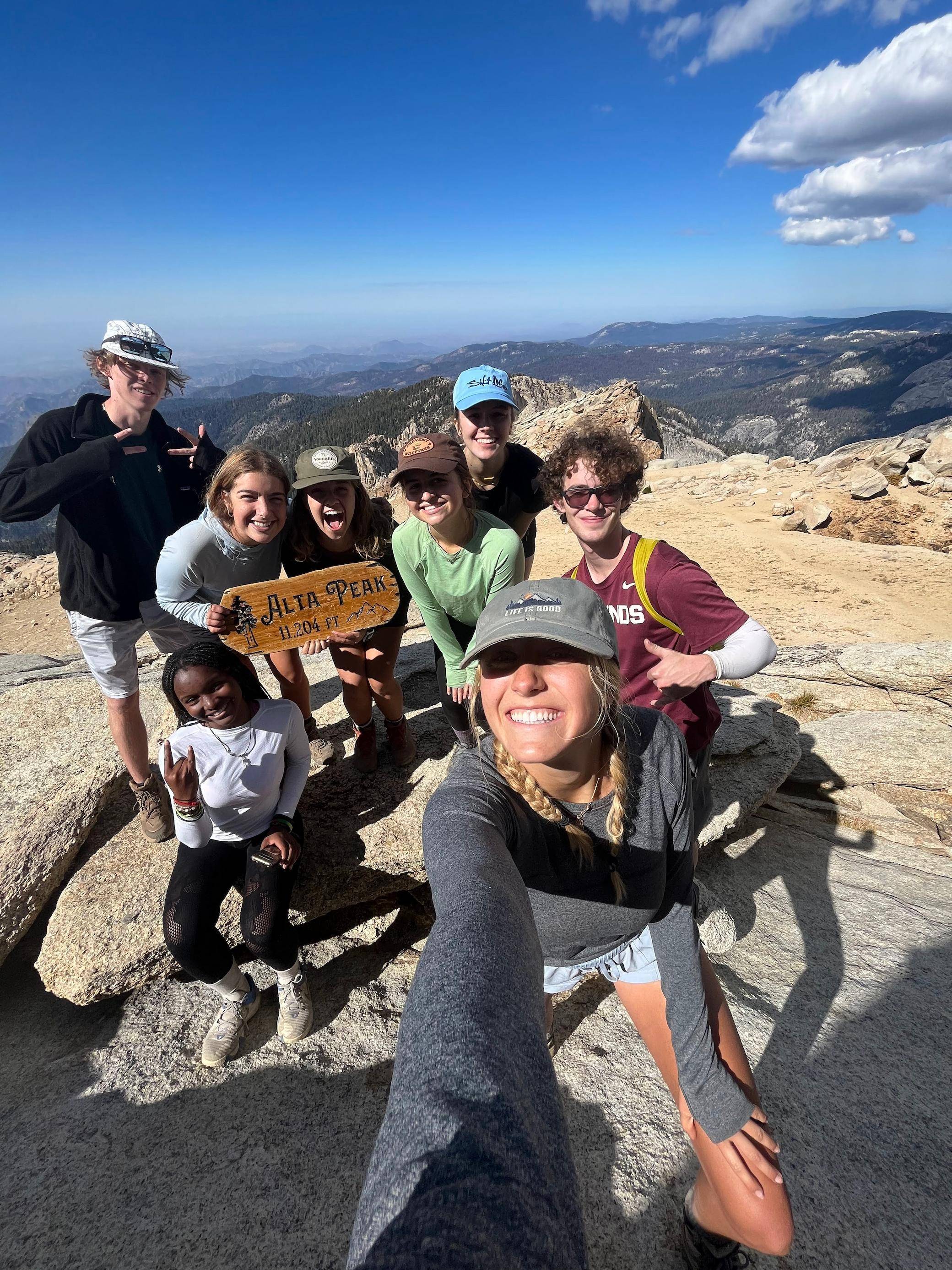 a group of people posing for a photo