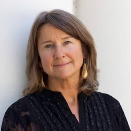 a person in a black shirt