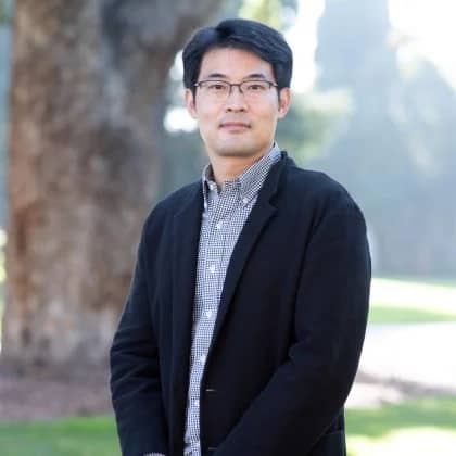 a person in a black jacket