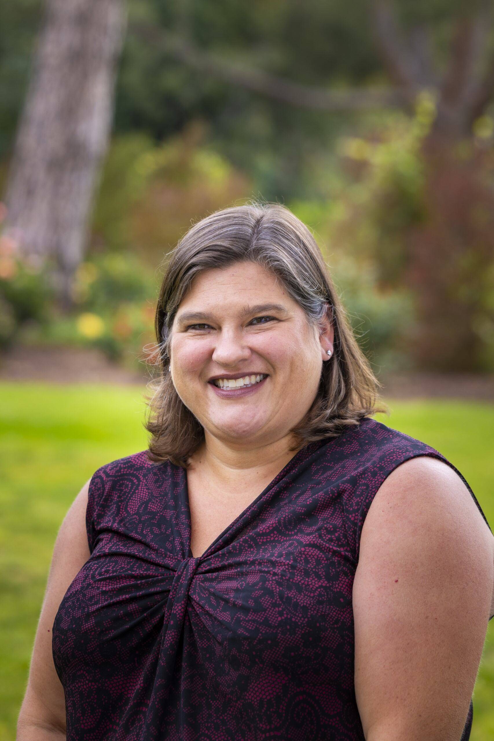 a person smiling at camera