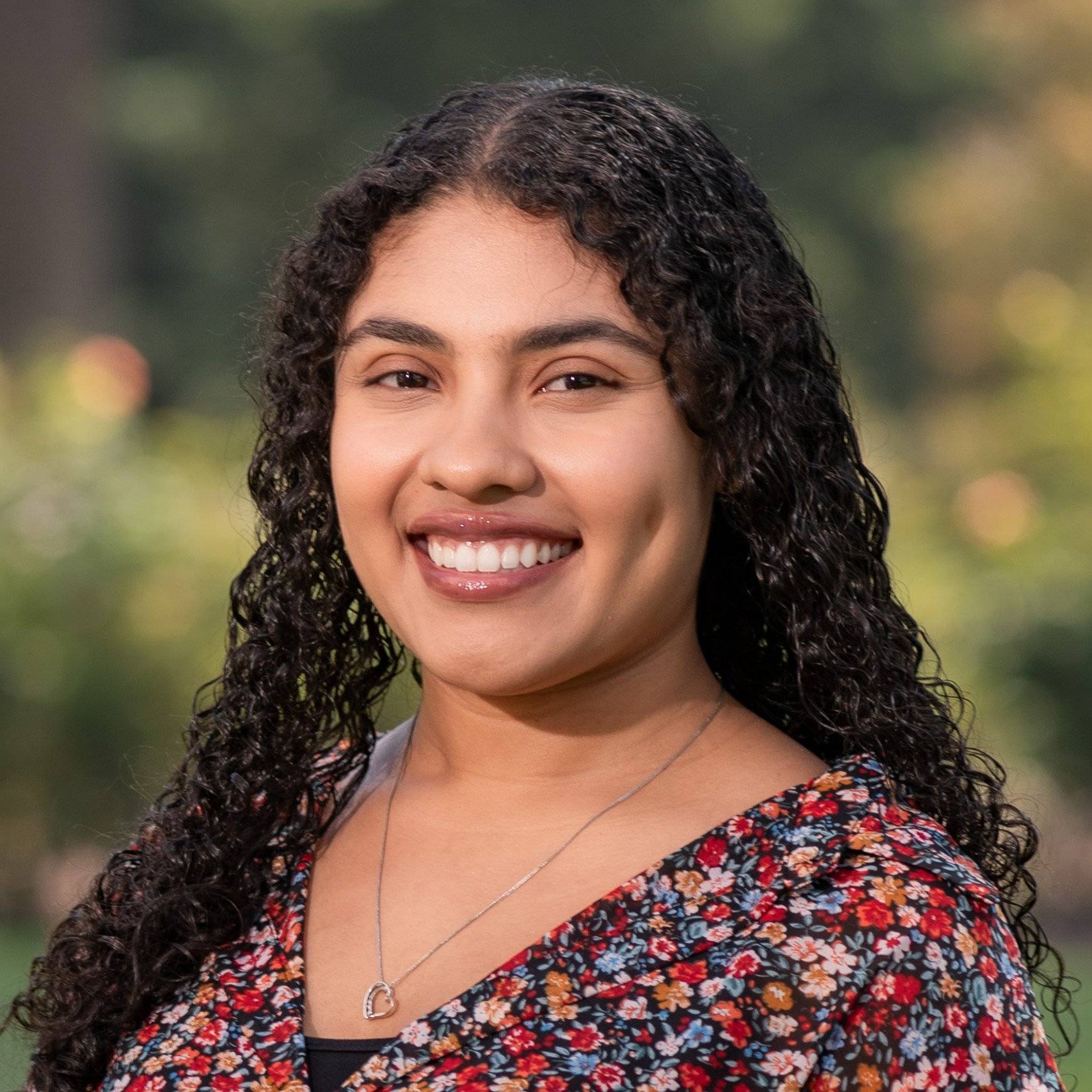 a person smiling at camera