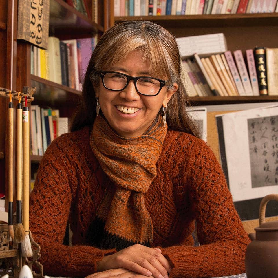 a person smiling at camera