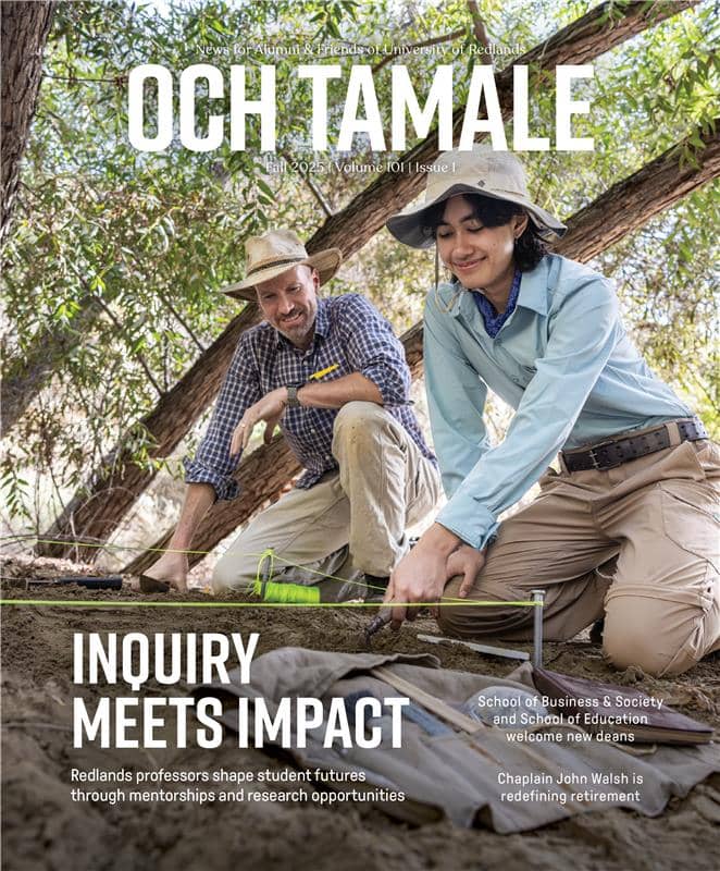 a person and person on a rock