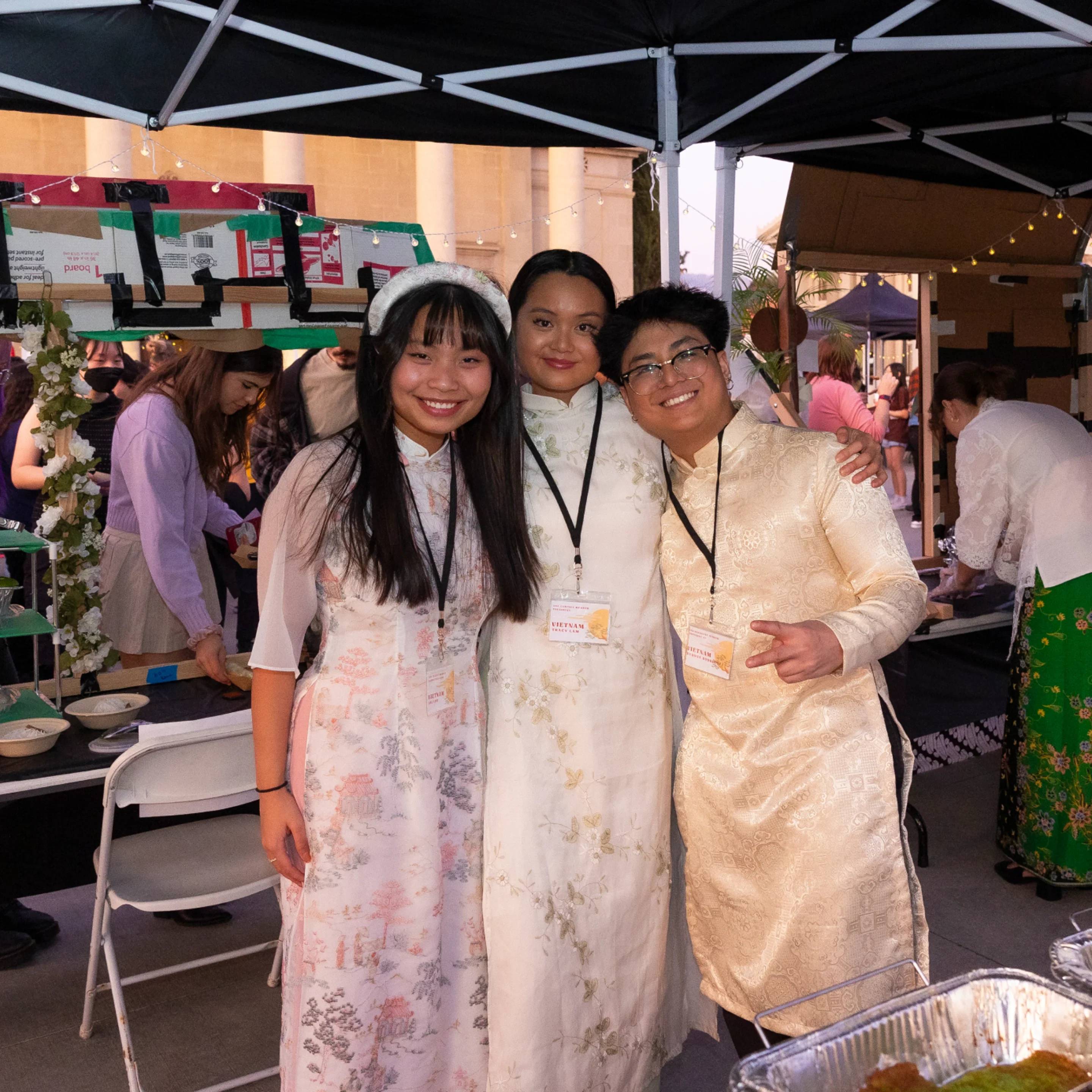 a group of people posing for a photo