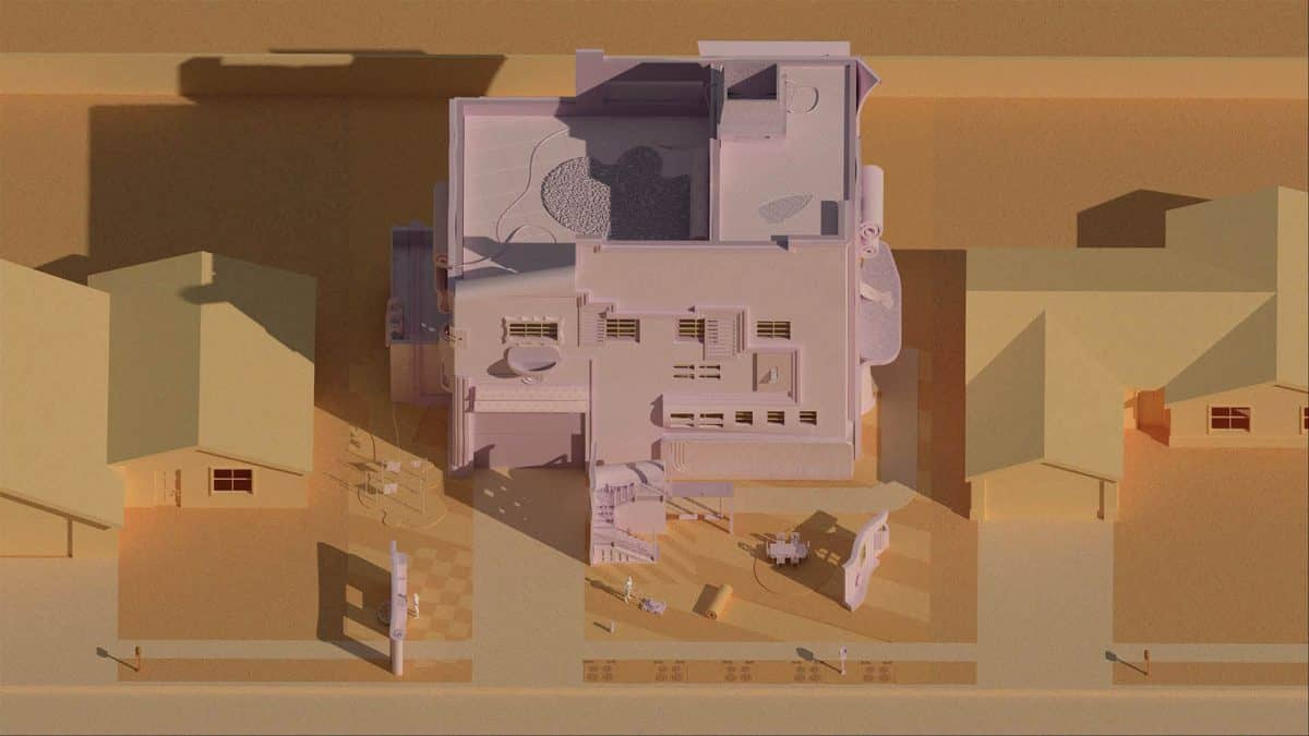 a model of a house