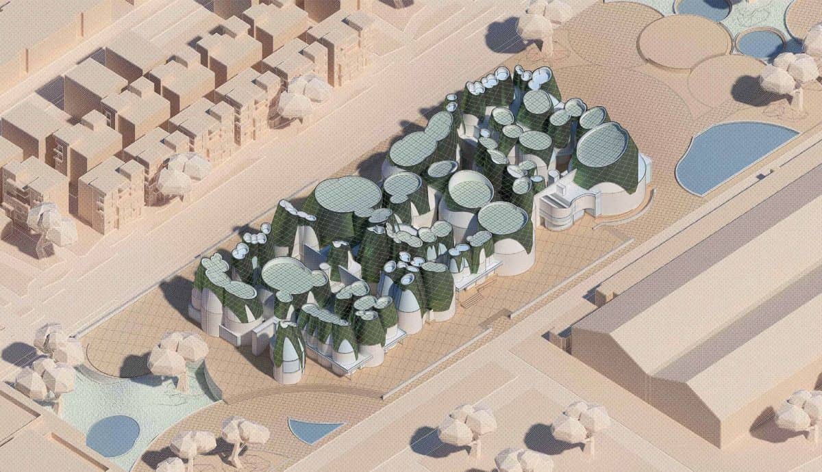 a model of a building