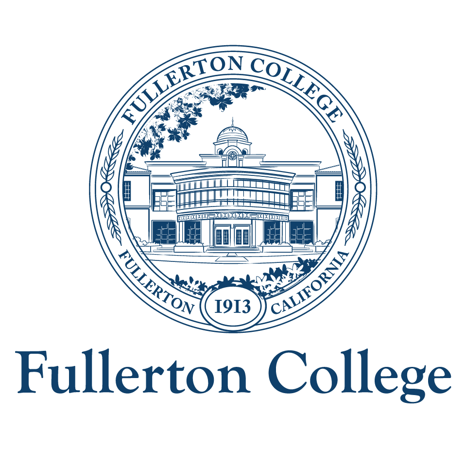 a blue logo with a building on it