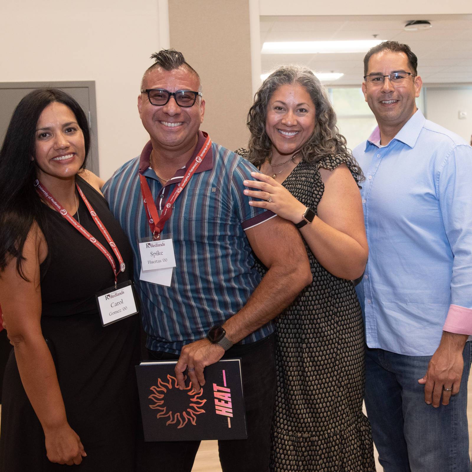 a group of people posing for a photo