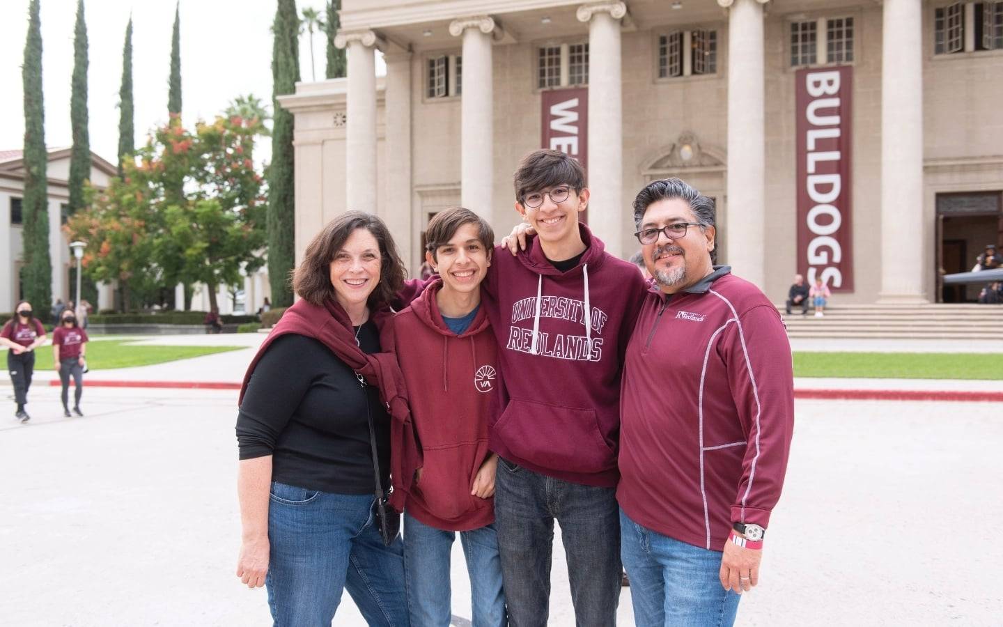 a group of people posing for a photo