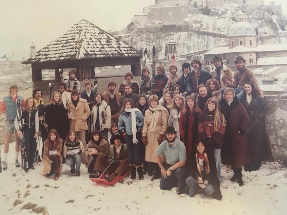 a group of people posing for a photo