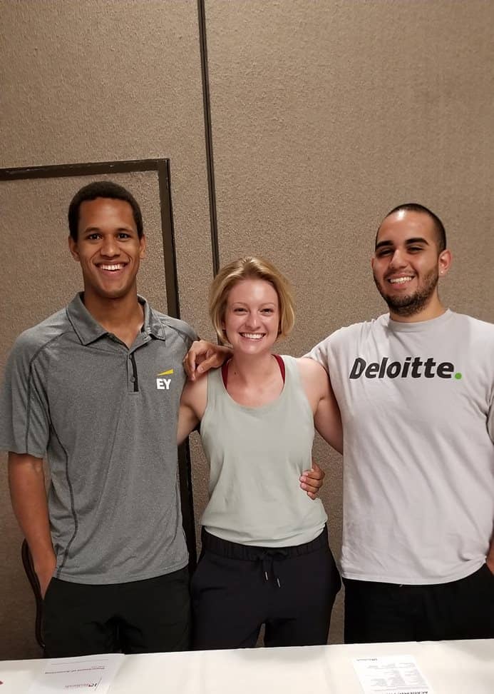 a group of people posing for a photo