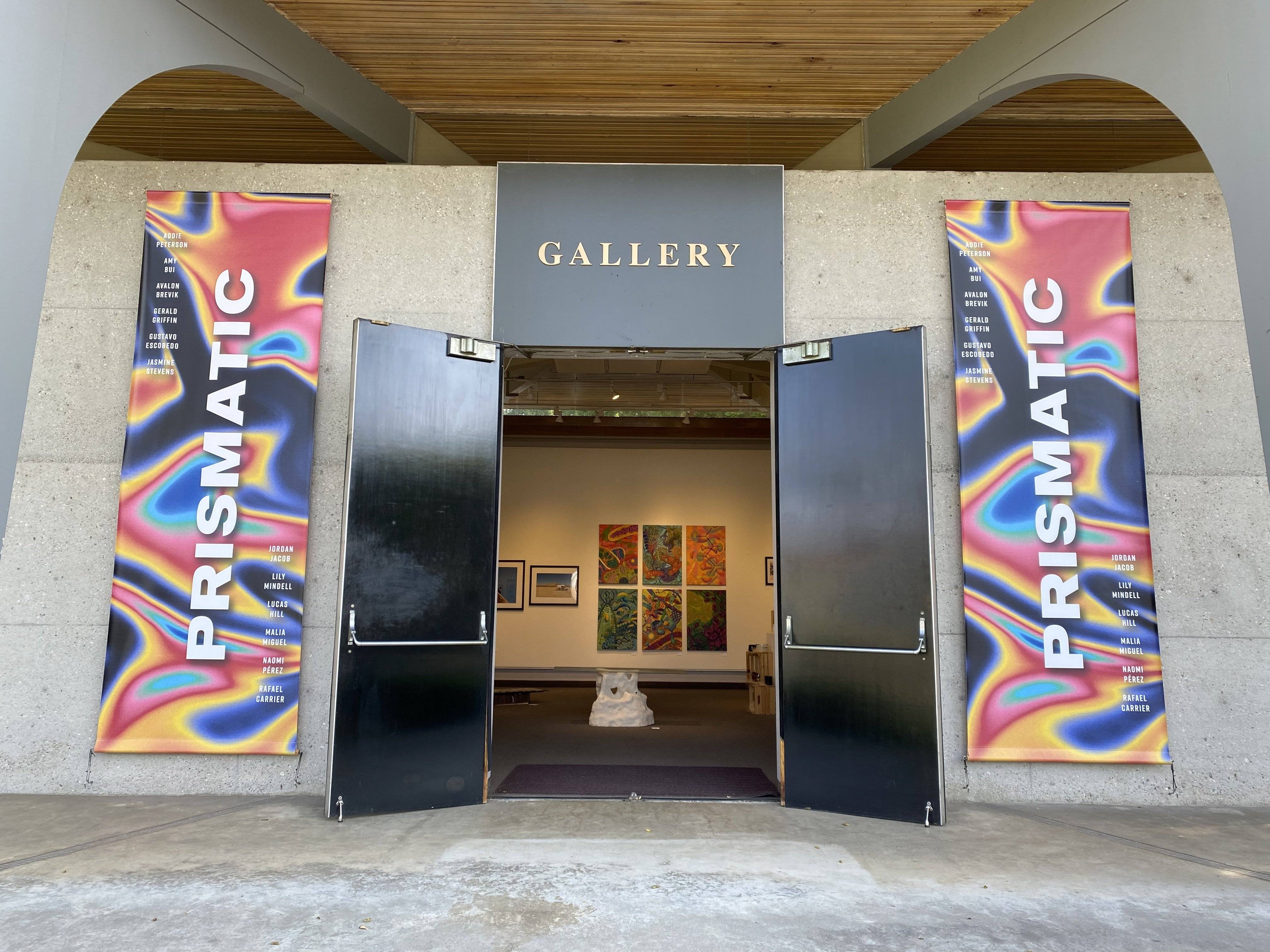 a door to a gallery