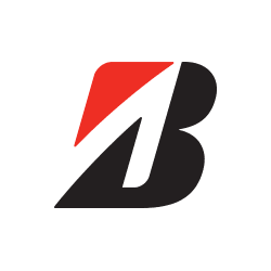a black and red logo