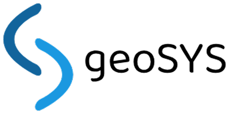 a blue and black logo