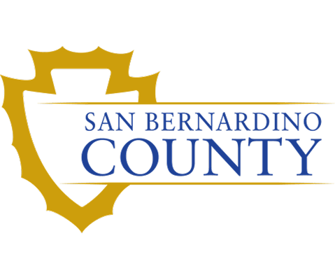 a logo on a black background