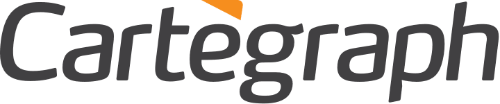 a logo with a yellow arrow