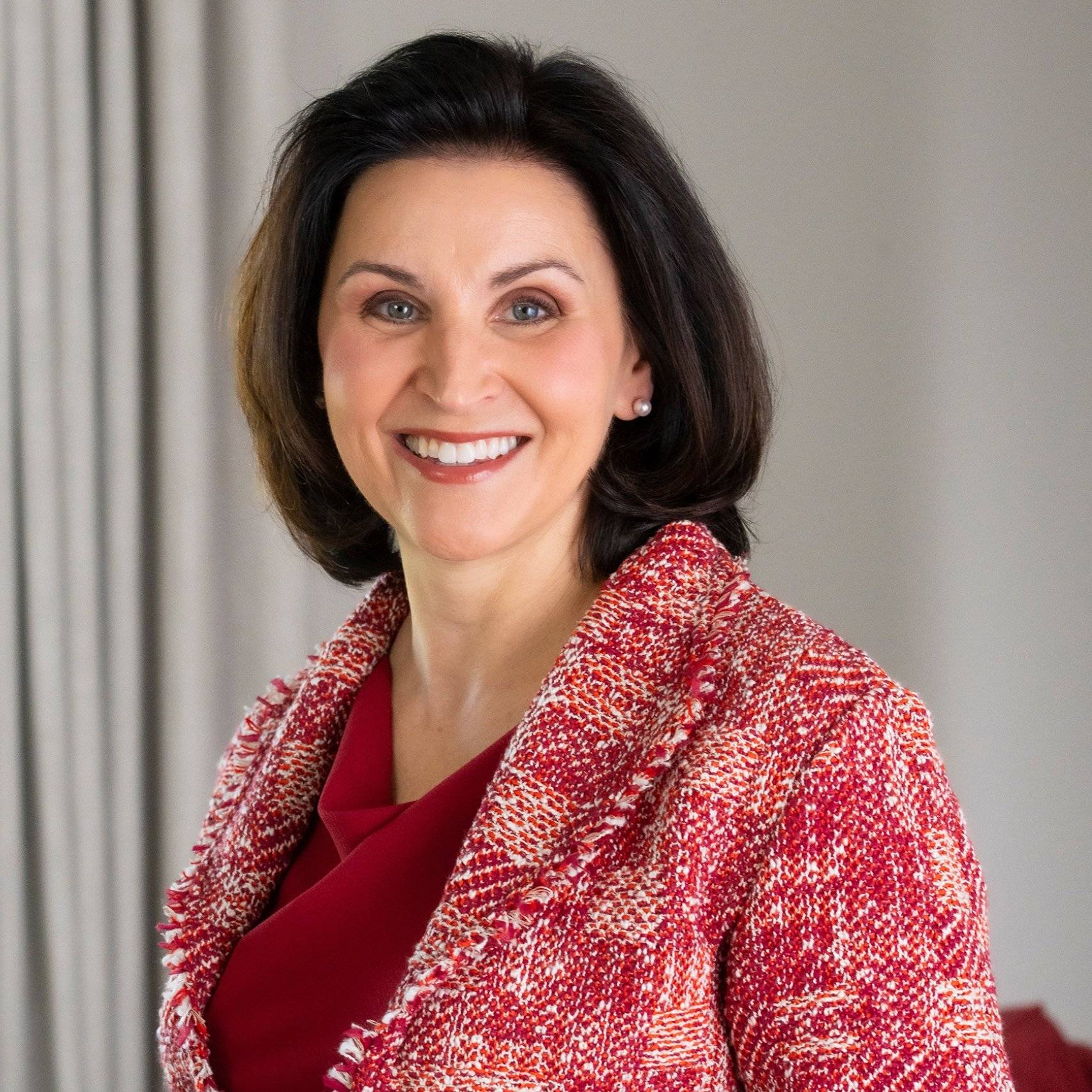 a person smiling at camera