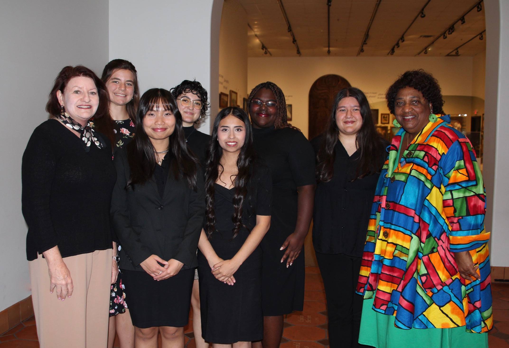A group of students posing for a photo.