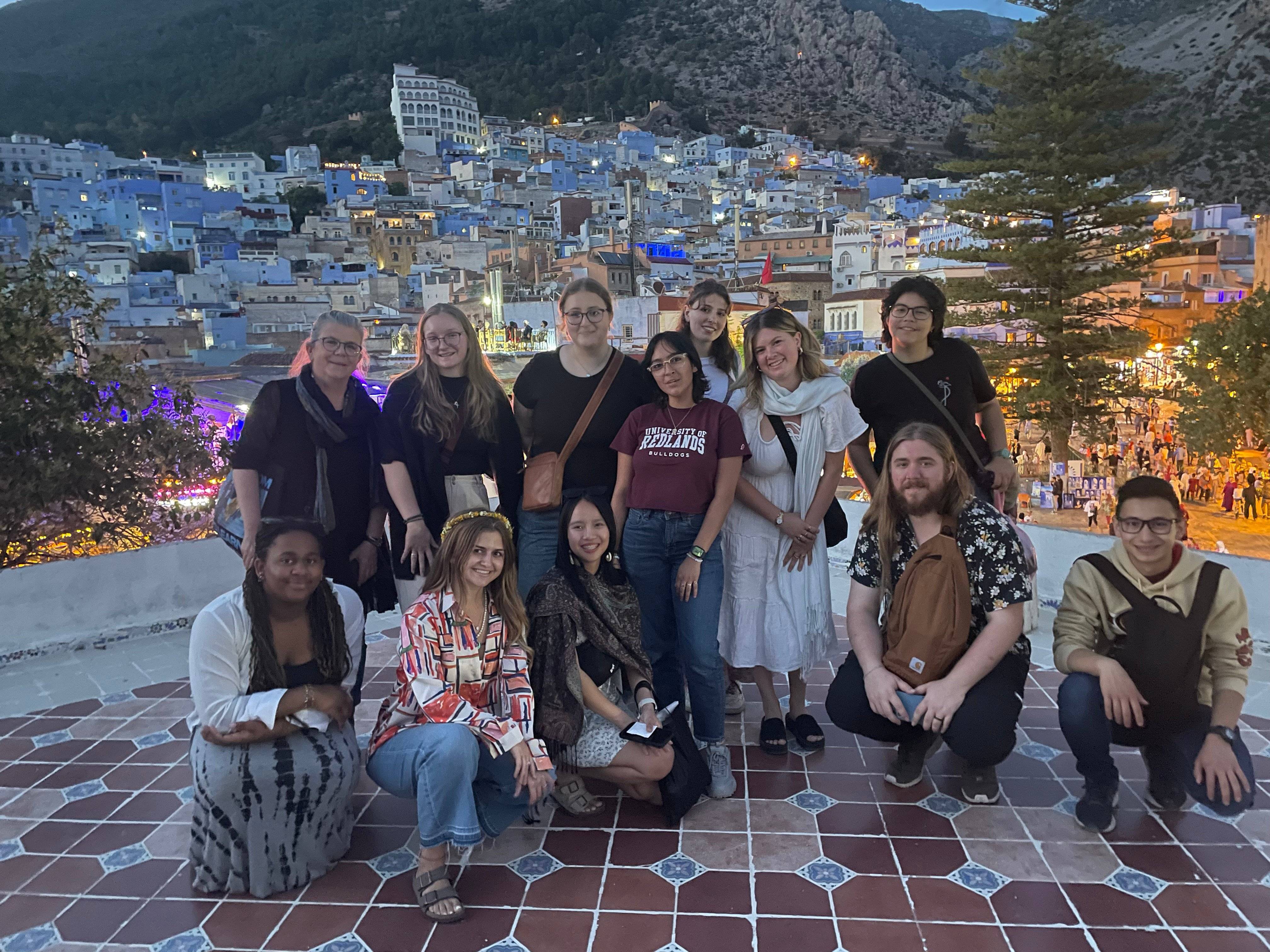 a group of people posing for a photo