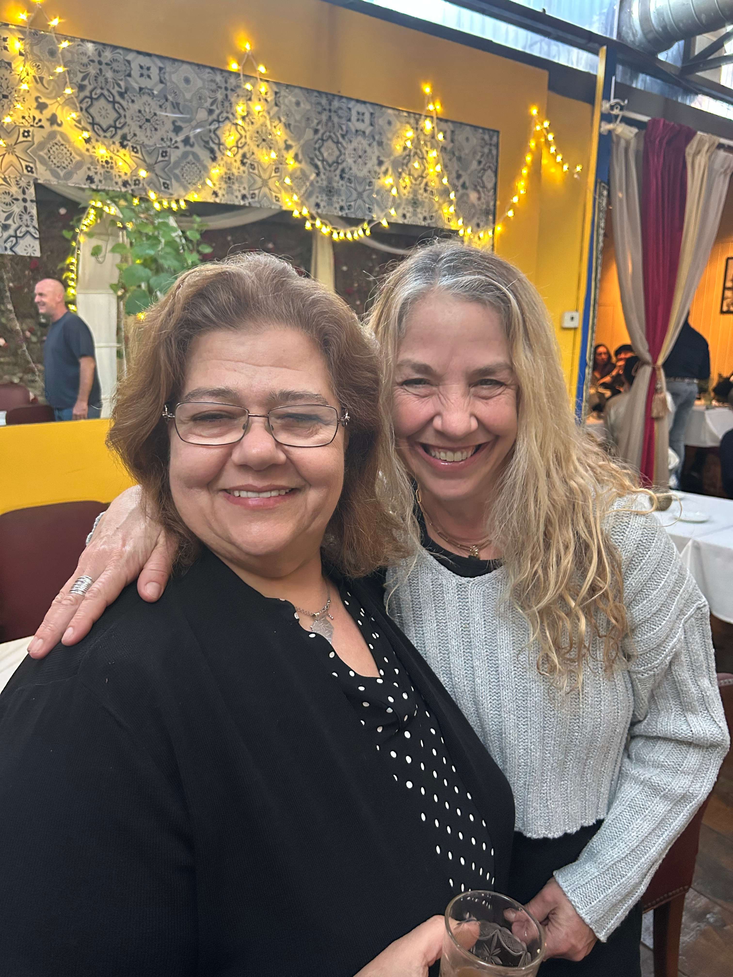 two women posing for a picture