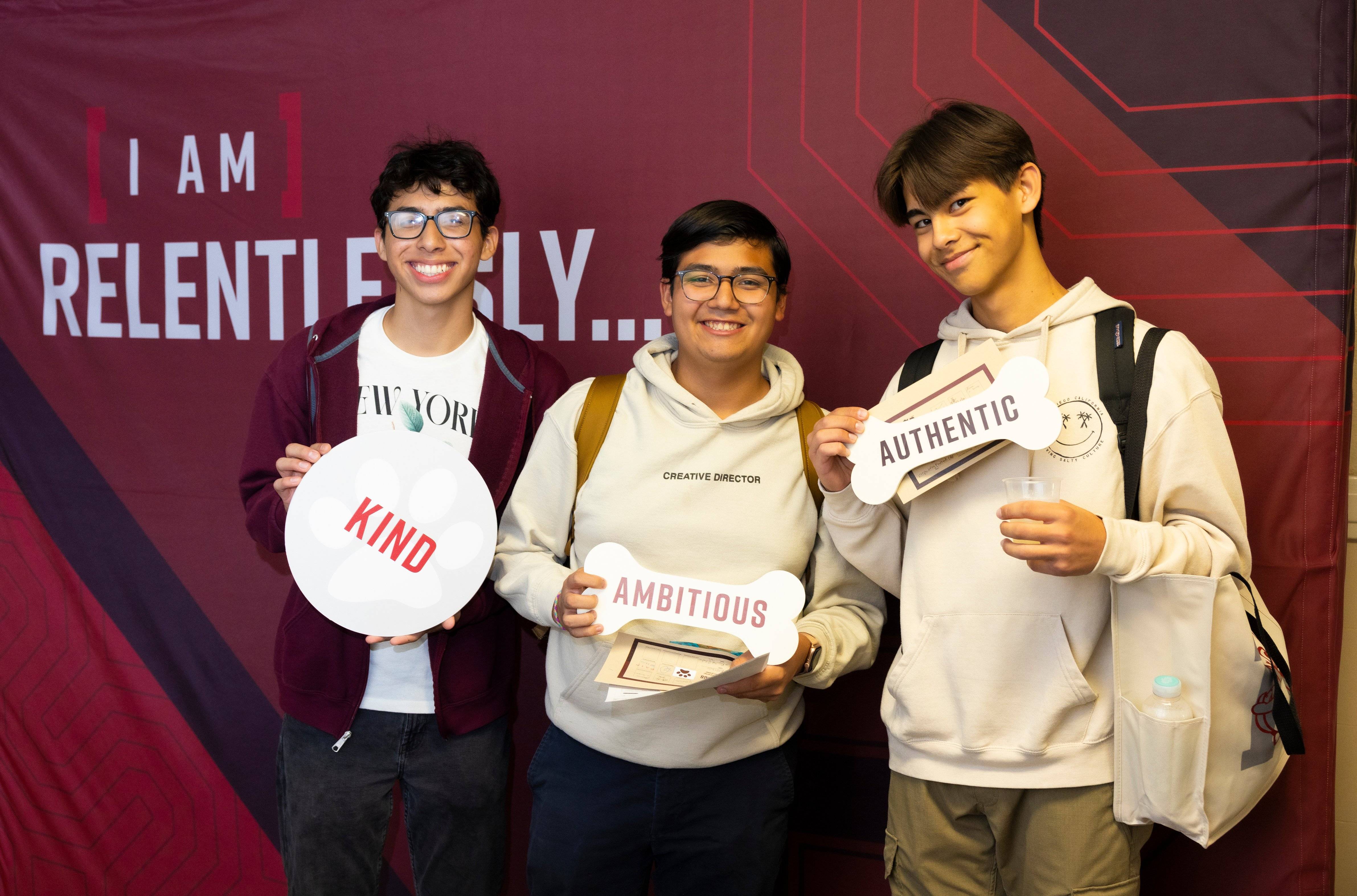 a group of young men posing for a photo