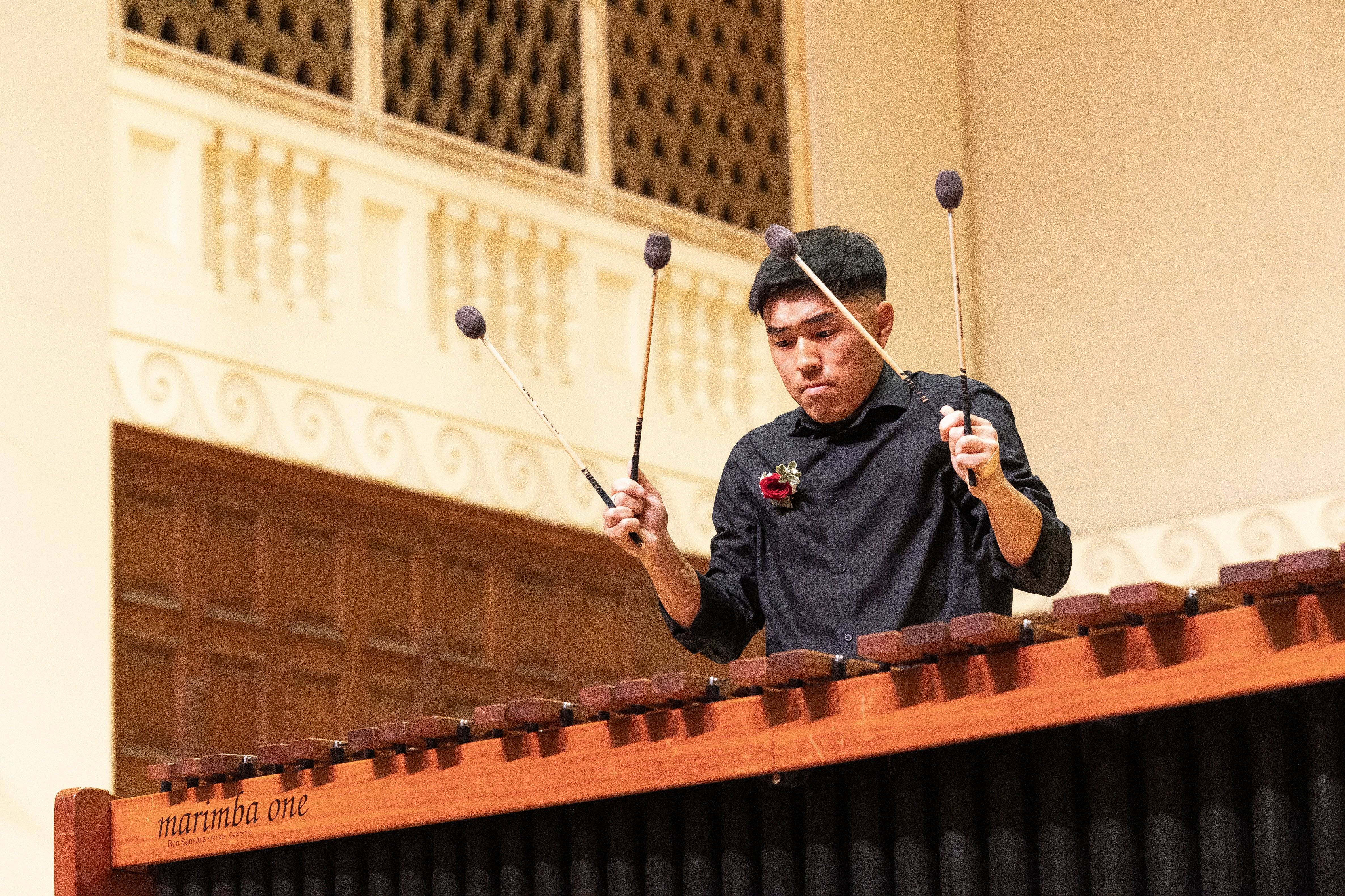 a person playing a musical instrument