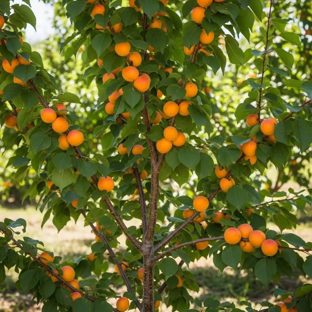a tree with fruits on it