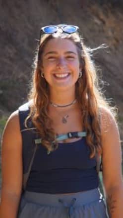 a person smiling for the camera