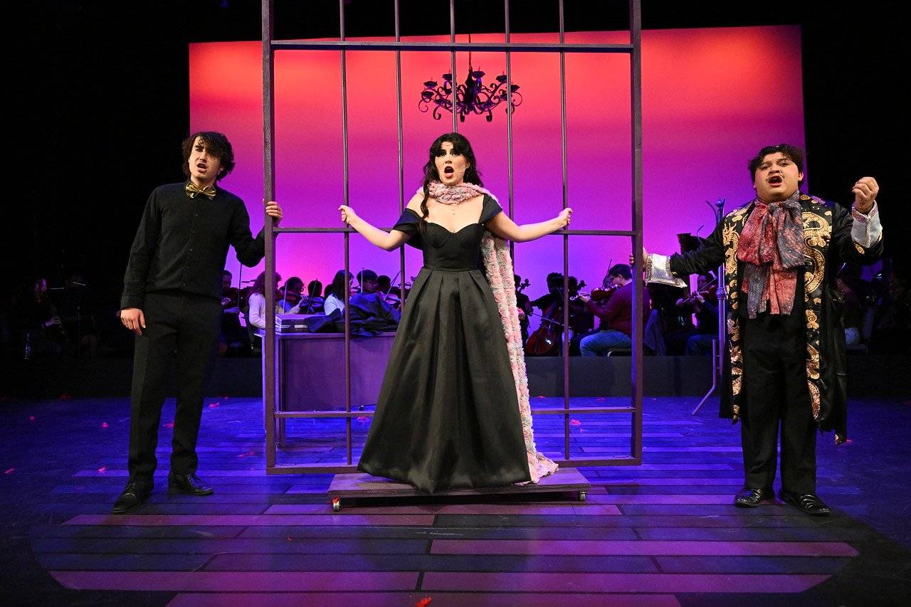 a group of people on a stage