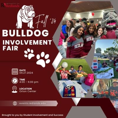 a poster for a college event